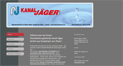 Desktop Screenshot of kanal-jaeger.de